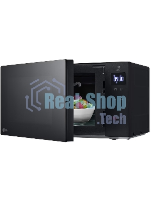 Микроволновая печь LG MH6032GAS черный, 20 л, 700 Вт, переключатели - сенсор