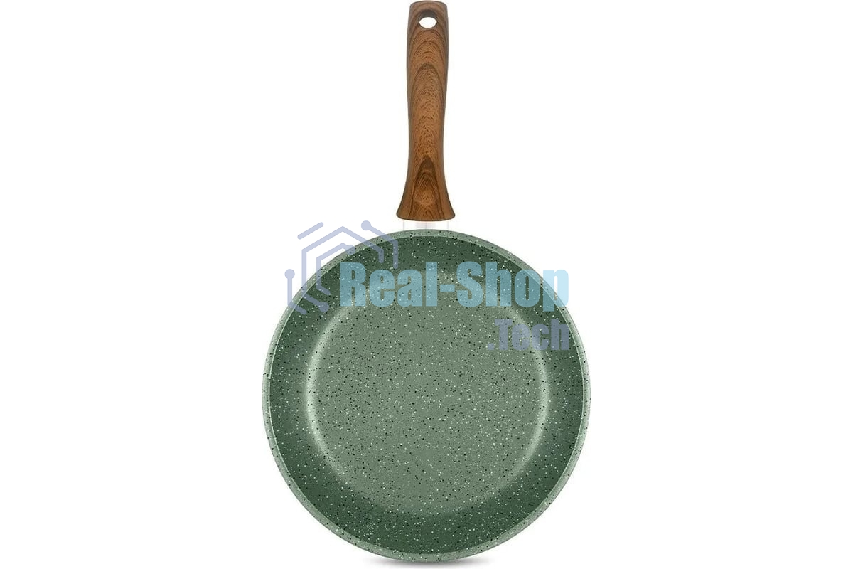 Сковорода НМП ECO WAY EW124, 24 см, зеленый