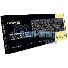 Клавиатура проводная ExeGate LY-331L (EX263906RUS), USB, черный