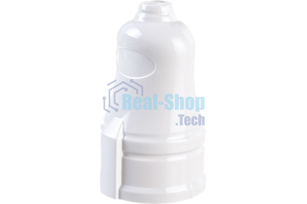 Розетка прямая разборная с заземл. РПп10-01-Ст 16А белый ИЭК ERP10-16-01-K01