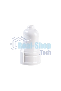 Розетка прямая разборная с заземл. РПп10-01-Ст 16А белый ИЭК ERP10-16-01-K01