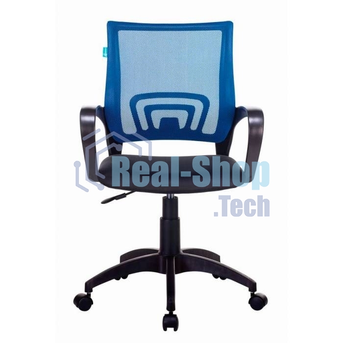 Кресло компьютерное Бюрократ CH-695NLT синий TW-05 сиденье черный TW-11, сетка/ткань, крестовина пластик