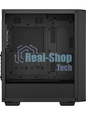 Компьютерный корпус Deepcool CC560 ARGb V2 без БП, боковое окно (закаленное стекло), 3x120мм ARGb LED вентилятор спереди и 1x120мм ARGb LED вентилятор сзади, черный, ATX
