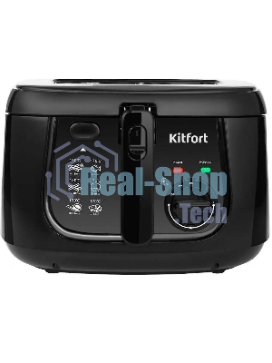 Фритюрница Kitfort KT-2018 чёрный, 1800 Вт, 2.5 л, 0.375 кг