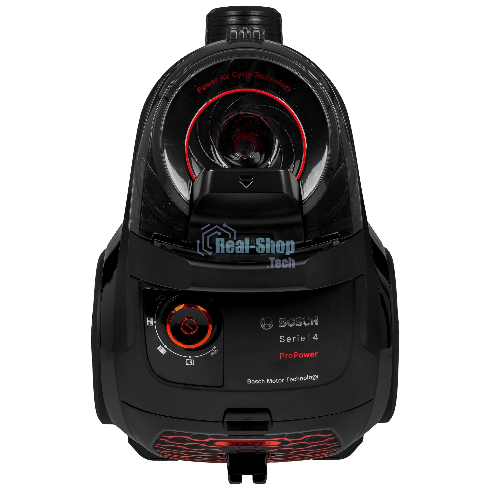 Пылесос Bosch BGS21POW2 черный, 700 Вт, уборка сухая, пылесборник контейнер 2 л