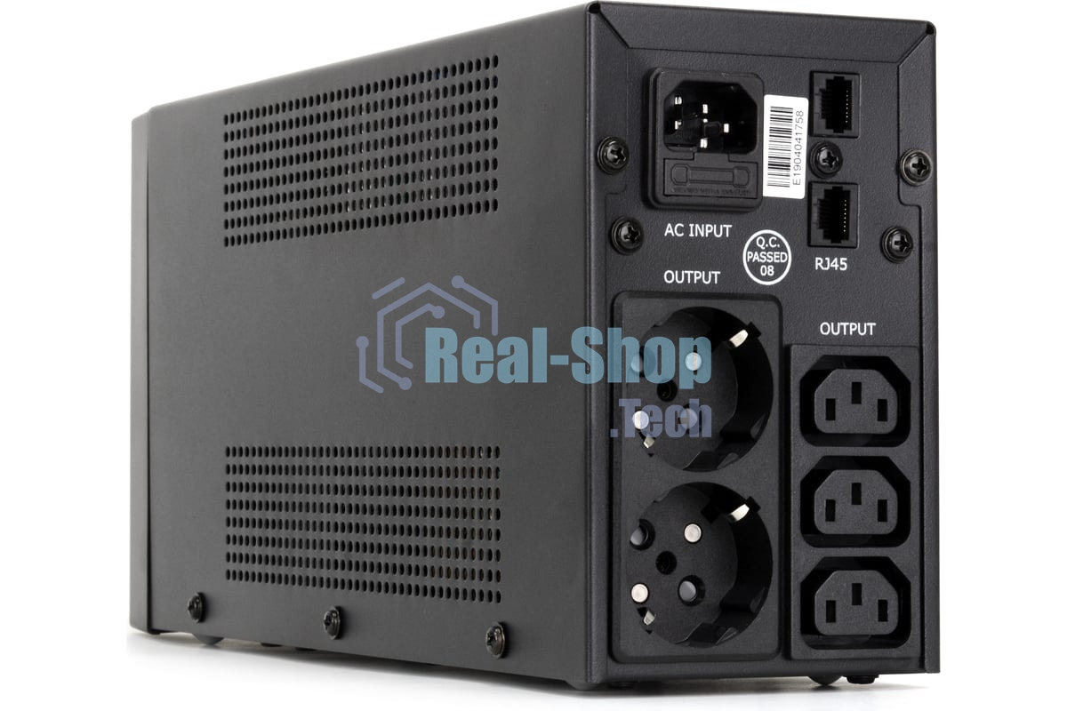 Источник бесперебойного питания Crown CMU-SP650COMBO/650 ВА/390 Вт/2 х CEE 7 (евророзетка), 3 x IEC 320 C13 (компьютерная)