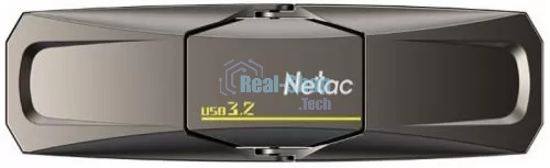 Флешка USB Netac US5 128Gb USB 3.2+TypeC Solid State Flash, up to 550MB/500Mb/s