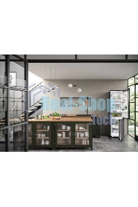 Холодильник Liebherr CNBDC 573I-22 001 черная нержавеющая сталь двухкамерный 266/94л морозилка снизу