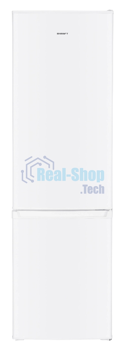 Холодильник Kraft KF-DC290W белый двухкамерный 220/70л морозилка снизу