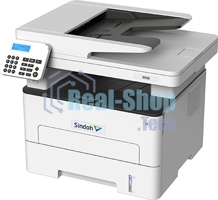 МФУ лазерное Sindoh M500 МОНОХРОМ А4,принтер/копир/сканер/факс 34 стр/мин,Wi-Fi. AirPrint,ADF 50,стартовый тонер в компл 700 отп.