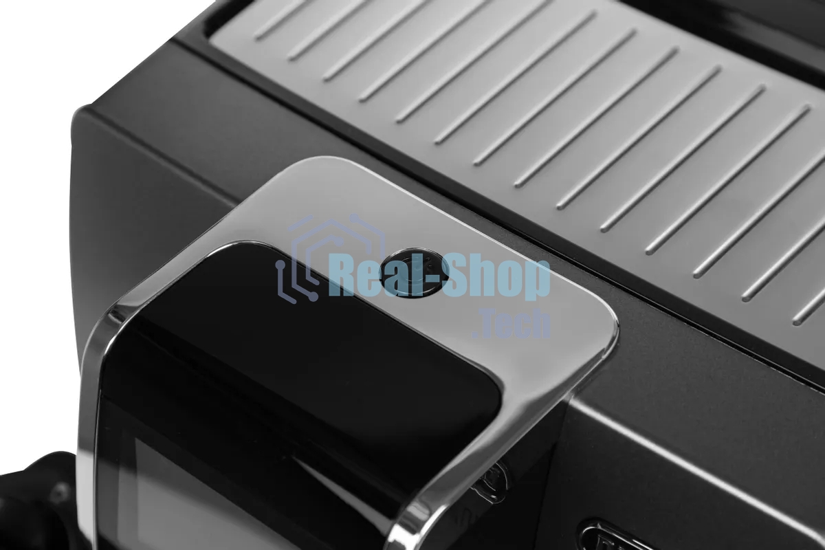 Кофемашина автоматическая DeLonghi Dinamica Plus ECAM380.95.TB черный/серый, исп. кофе - зерновой/молотый, 1.8 л, 1450 Вт, 15 Бар.