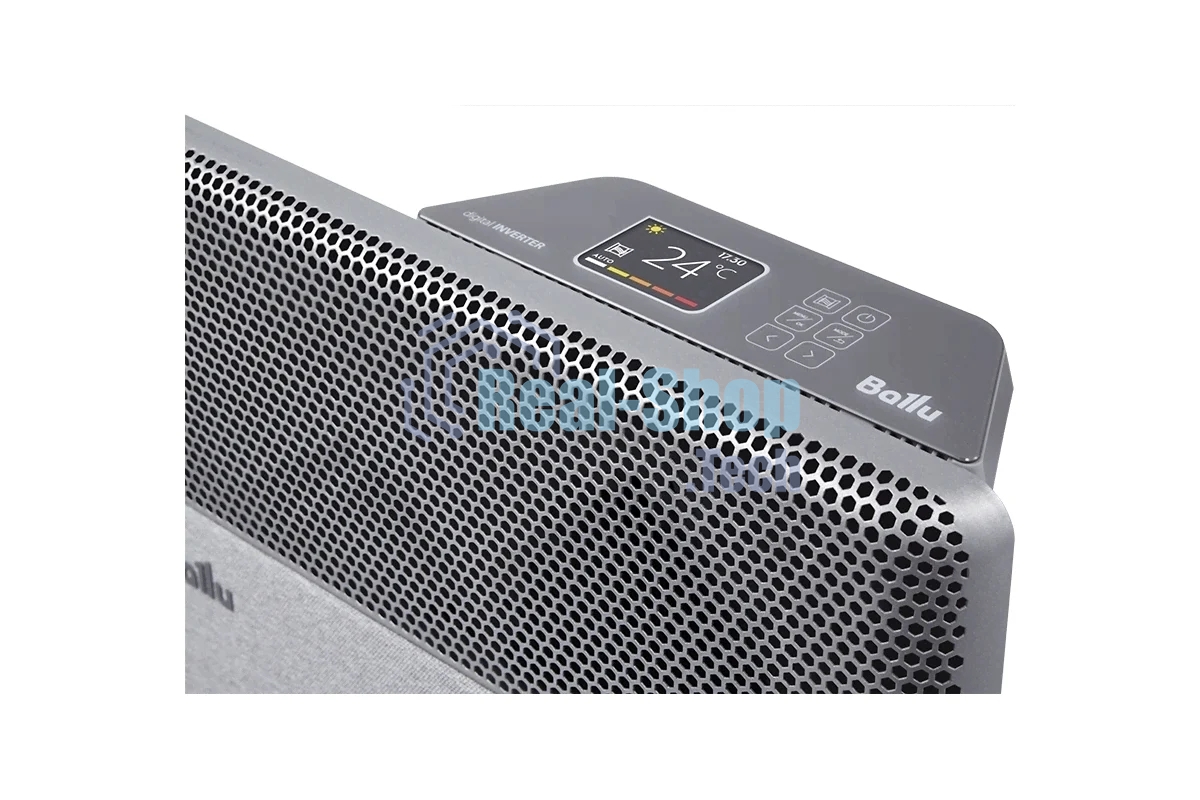 Конвектор Ballu Apollo digital INVERTER Moon Gray BEC/ATI-2001 серый, 2000 Вт, 25 м2, термостат, дисплей, WiFi
