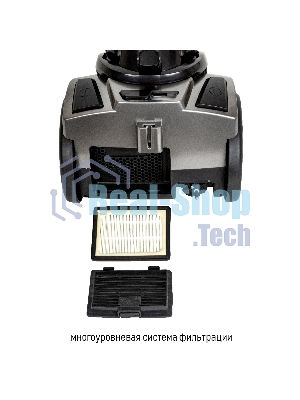 Пылесос JVC JH-VC311 серый/черный, 320/1800 Вт, уборка сухая, пылесборник контейнер, 2 л