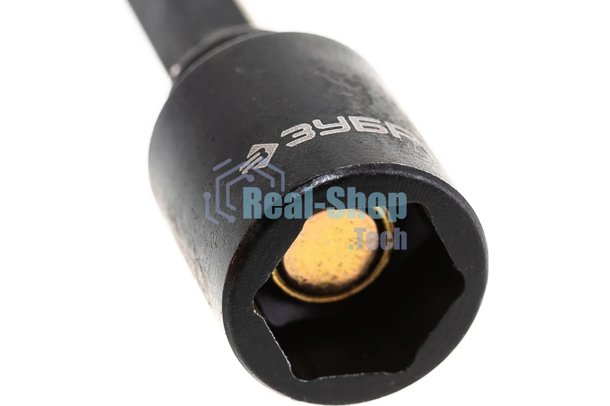 Головка Зубр ПРОФИ Нат-драйвер 26375-10магнитная E 1/4'' L=50мм 10мм 1шт