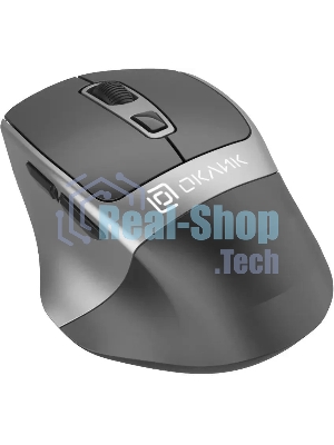 Мышь беспроводная Oklick 516MW черный/серебристый, 1600 dpi, радиоканал, Bluetooth, USB, кнопки - 6
