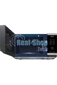 Микроволновая печь Samsung MG23DG4524ATBW нержавеющая сталь/черный 23л. 800Вт переключатели - поворотный механизм