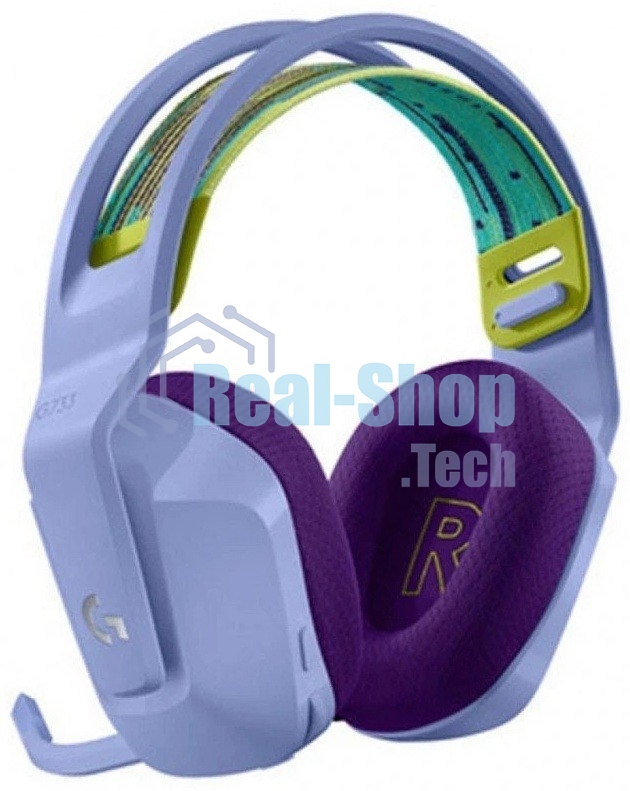 Гарнитура игровая беспроводная Logitech G733 Lightspeed, лиловый