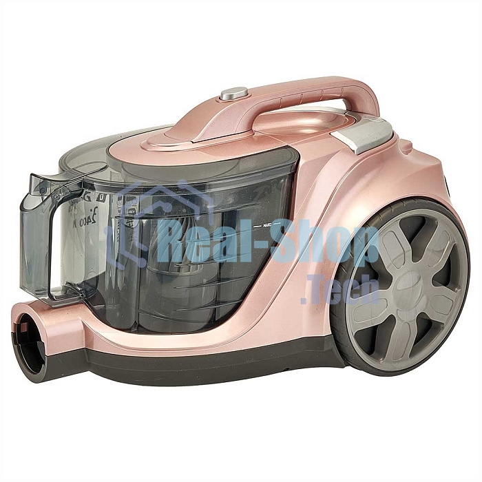 Пылесос DELTA DL-0853 бежево-розовый, 400/2400 Вт, уборка сухая, пылесборник контейнер, 4 л