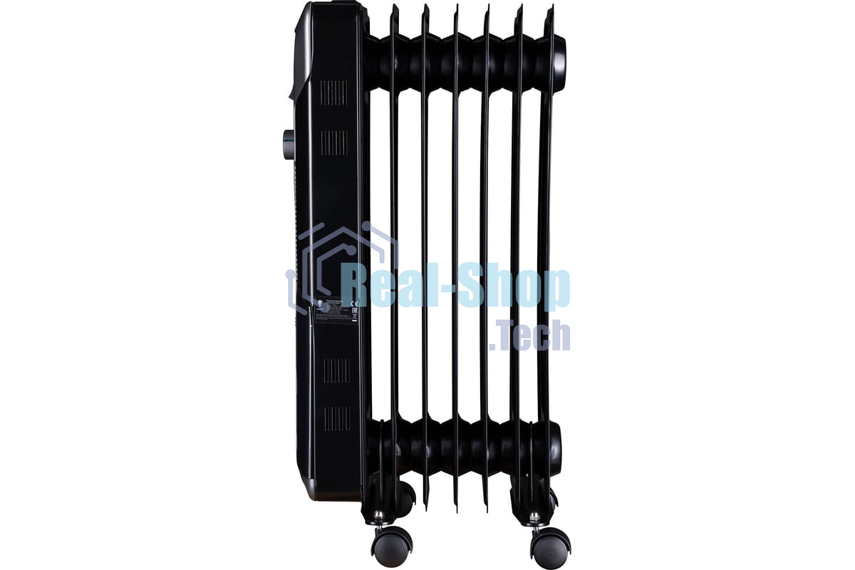 Обогреватель масляный Leonord LE-1907 (7 секций) черный, 1500 Вт, 10 м2, термостат