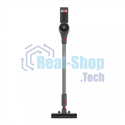 Пылесос вертикальный BQ VCA0103H серый, 2 в 1 вертикальный и компактный / технология циклон, эффективный сбор пыли и простота экплуатации / Quiet performance, низкий уровень шума / до 30 мин непрерывной работы / для эффективной уборки удобный индикатор за