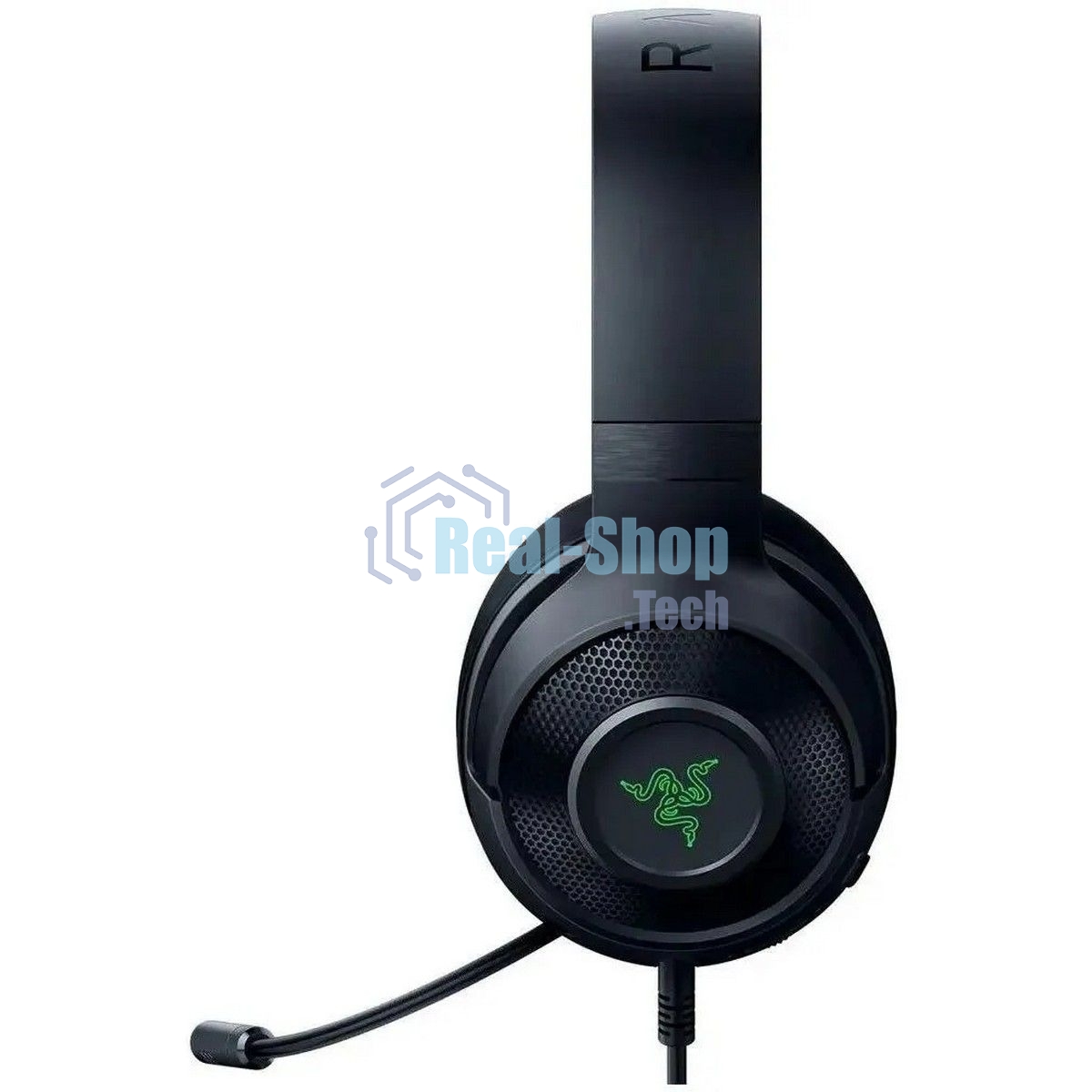 Гарнитура Razer Kraken V3 X (2022) чёрный, проводная, USB, подсветка