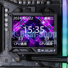 Система жидкостного охлаждения Thermalright Mjolnir Vision 360 ARGB Soc-AM5/AM4/1151/1200/2066/2011/1700 черный 4-pin 27dB Al LCD Ret (M-VISION-360-BL-ARGB)