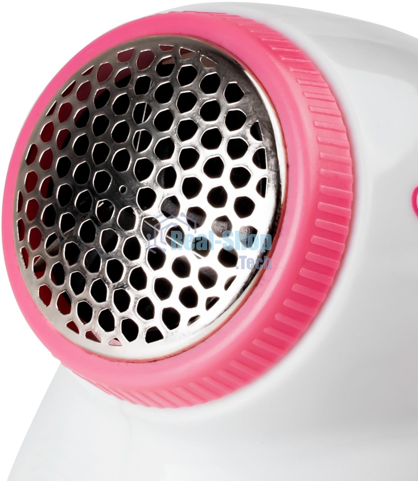 Машинка для удаления катышков Galaxy LINE GL 6301, белый c розовым, питание: 2 батарейки 