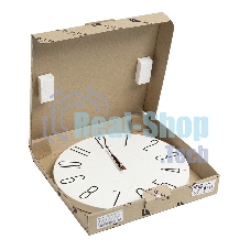 Настенные часы РУБИН 3010-001 белый/черный