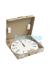 Настенные часы РУБИН 3010-001 белый/черный