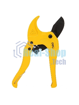 Труборез Deli DL350042 42мм Диапазон реза 42 мм. Тефлоновое покрытие. Лезвие из нержавеющей стали. Корпус алюминиевый сплав.