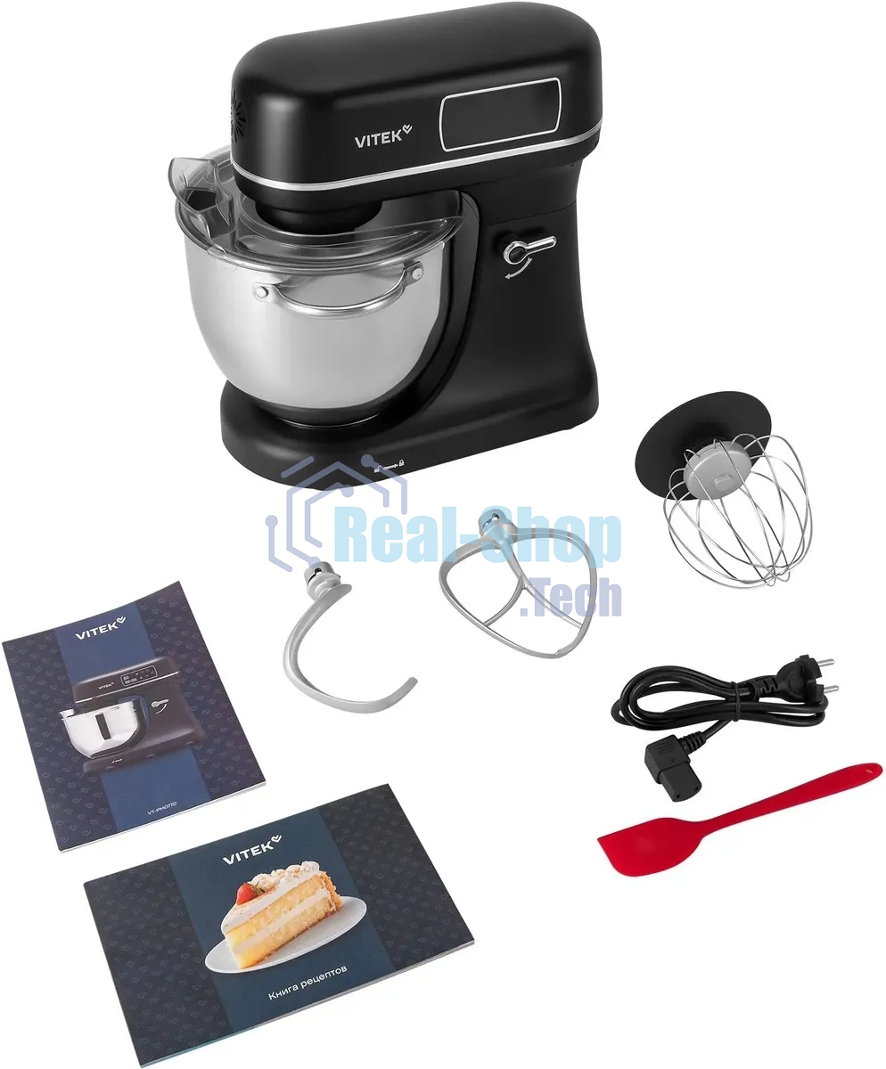 Миксер планетарный Vitek VT-PM0770 1100 Вт черный
