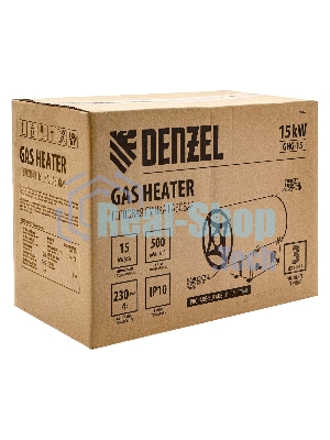 Газовая тепловая пушка Denzel GHG-15, 15 кВт, 500 м3/ч, пропан-бутан