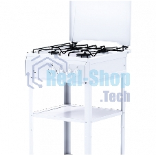 Плита газовая Flama AVG 1401 W белый,крышка
