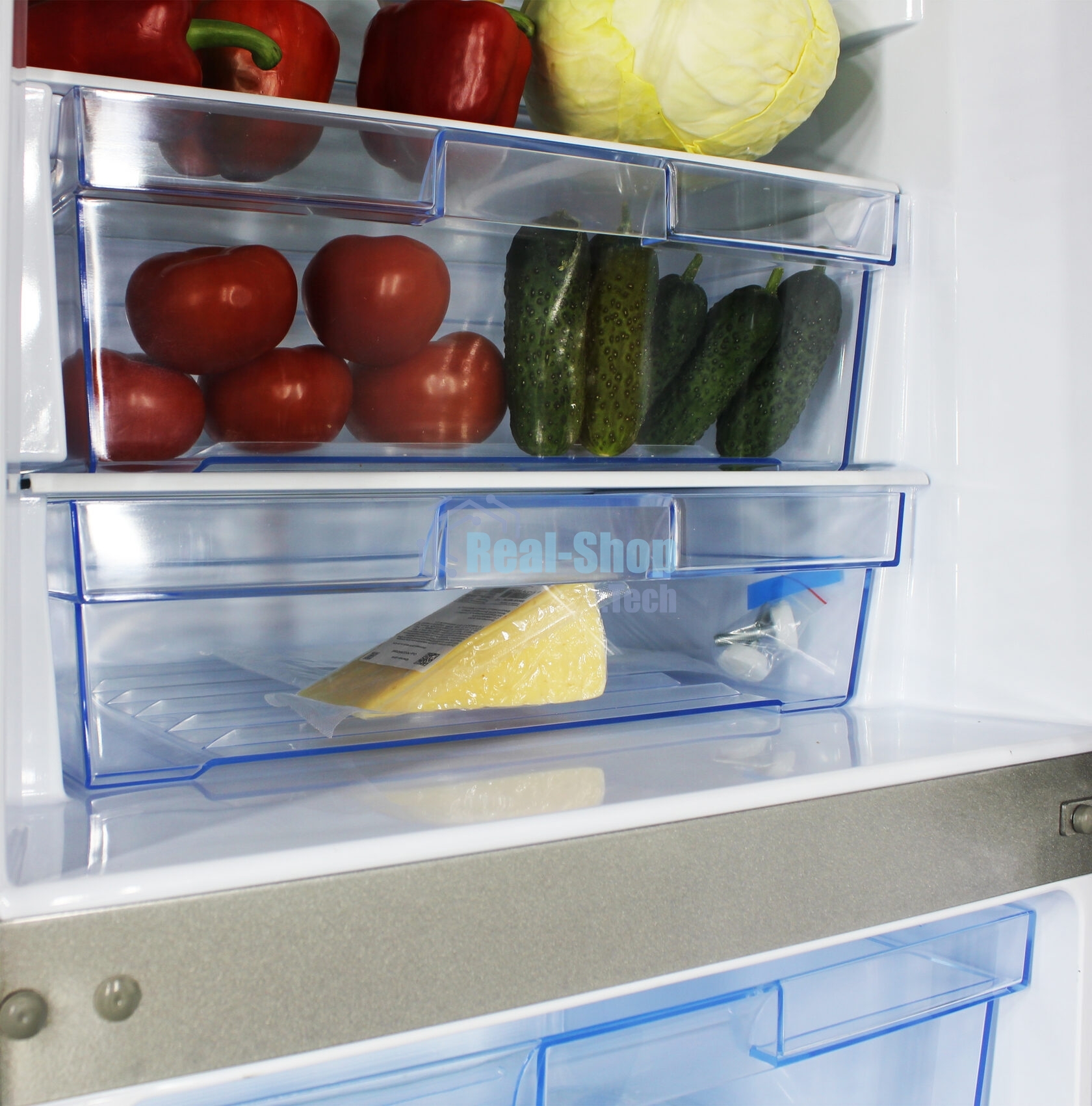 Холодильник ОРСК-173 B белый двухкамерный 200/120л морозилка снизу