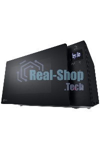 Микроволновая печь LG MH6032GAS черный, 20 л, 700 Вт, переключатели - сенсор
