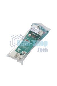 Сетевой фильтр Гарнизон 6 р, 10А, 7 м, ур.защиты 4, белый, пакет