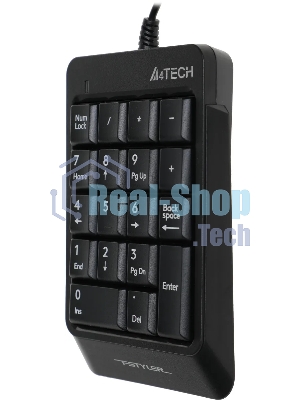 Числовой блок проводной A4Tech Fstyler FK13P, USB, черный