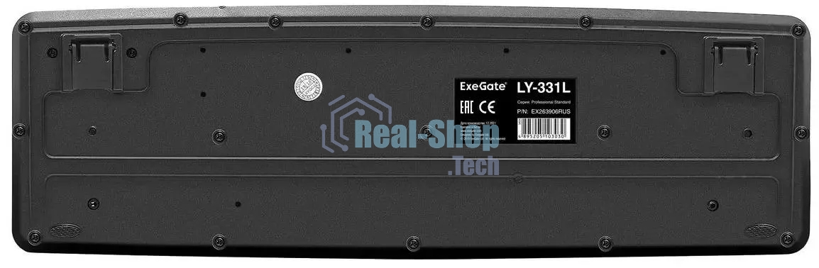Клавиатура проводная ExeGate LY-331L (EX263906RUS), USB, черный