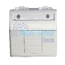 Розетка компьютерная DKC Brava 76655B R J 45 кат. 5e, белая, 2 мод