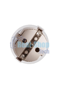 Розетка прямая разборная с заземл. РПп10-01-Ст 16А белый ИЭК ERP10-16-01-K01