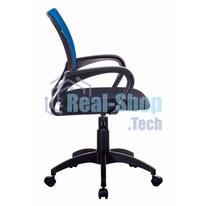 Кресло компьютерное Бюрократ CH-695NLT синий TW-05 сиденье черный TW-11, сетка/ткань, крестовина пластик
