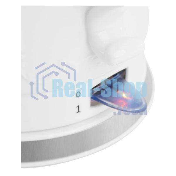 Чайник керамический Delta LUX DL-1236 белый