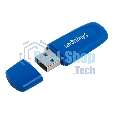 Флешка USB Smartbuy Scout Blue (SB032Gb2SCB), 32Gb, USB 2.0, R/W 13/8, синий