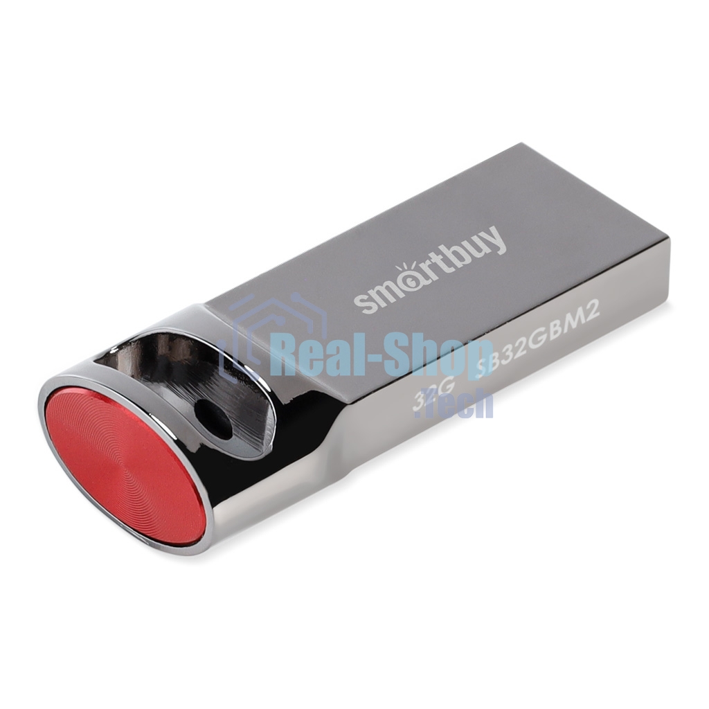 Флешка USB Smartbuy R/W (SB32GbM2) UFD 3.0/3.1 032Gb,M2 Metal 100Mb/s стальной