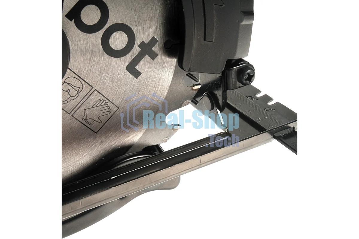 Дисковая пила Boxbot CCS-1500A, 1500 Вт, черный/красный