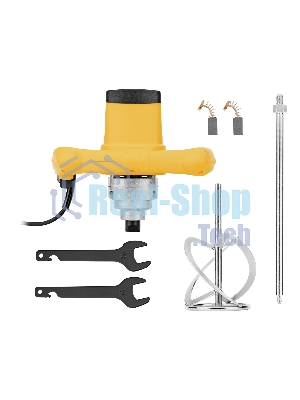 Миксер строительный Denzel EM-1-1200, 1200 Вт, 0-680 об/мин