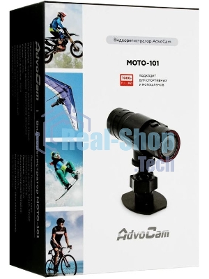 Видеорегистратор AdvoCam MOTO-101, 1920x1080, Wi-Fi