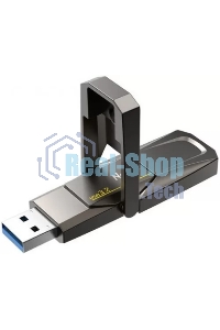 Флешка USB Netac US5 128Gb USB 3.2+TypeC Solid State Flash, up to 550MB/500Mb/s