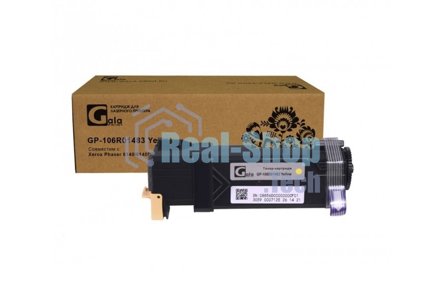 Картридж лазерный GalaPrint GP-106R01483 желтый (2000 стр) для Xerox Phaser 6140/6140DN/6140N