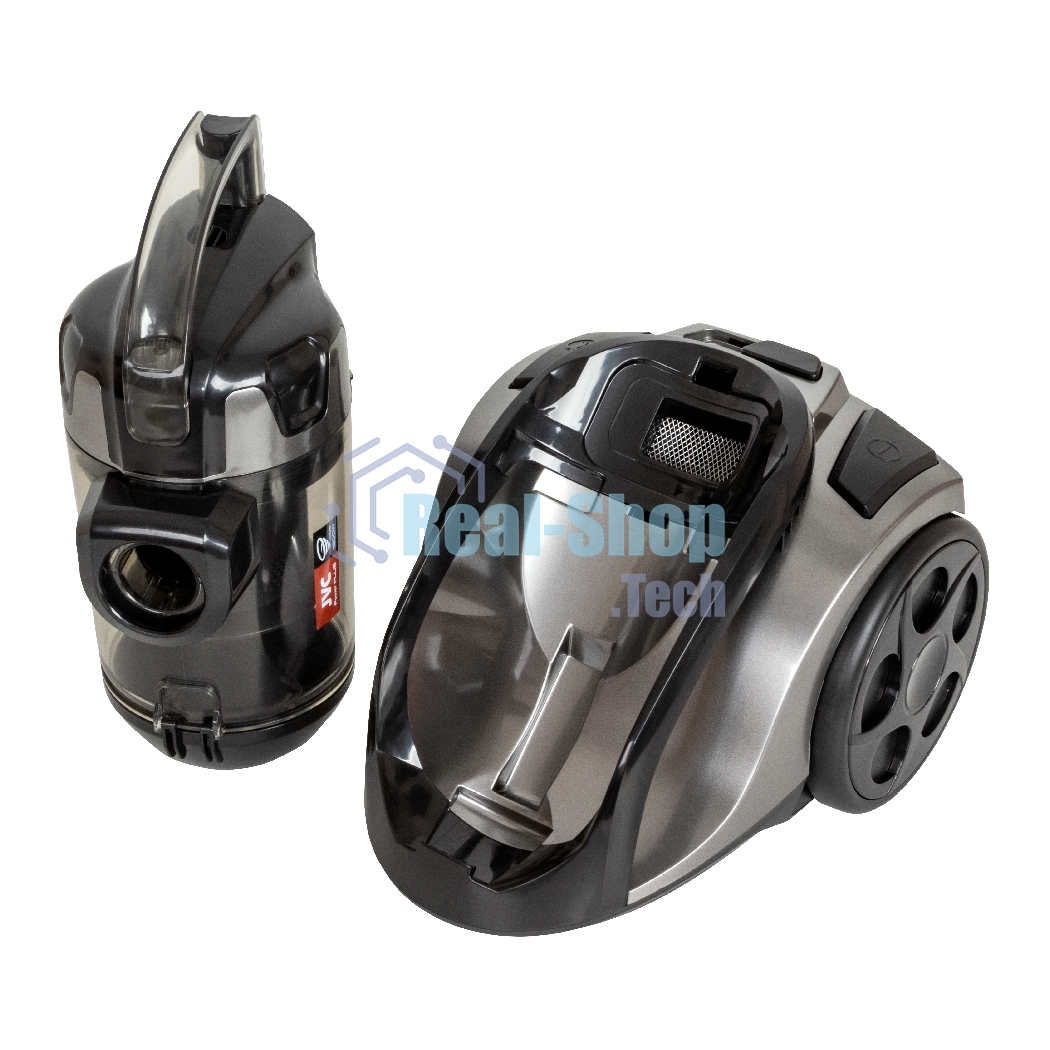 Пылесос JVC JH-VC311 серый/черный, 320/1800 Вт, уборка сухая, пылесборник контейнер, 2 л